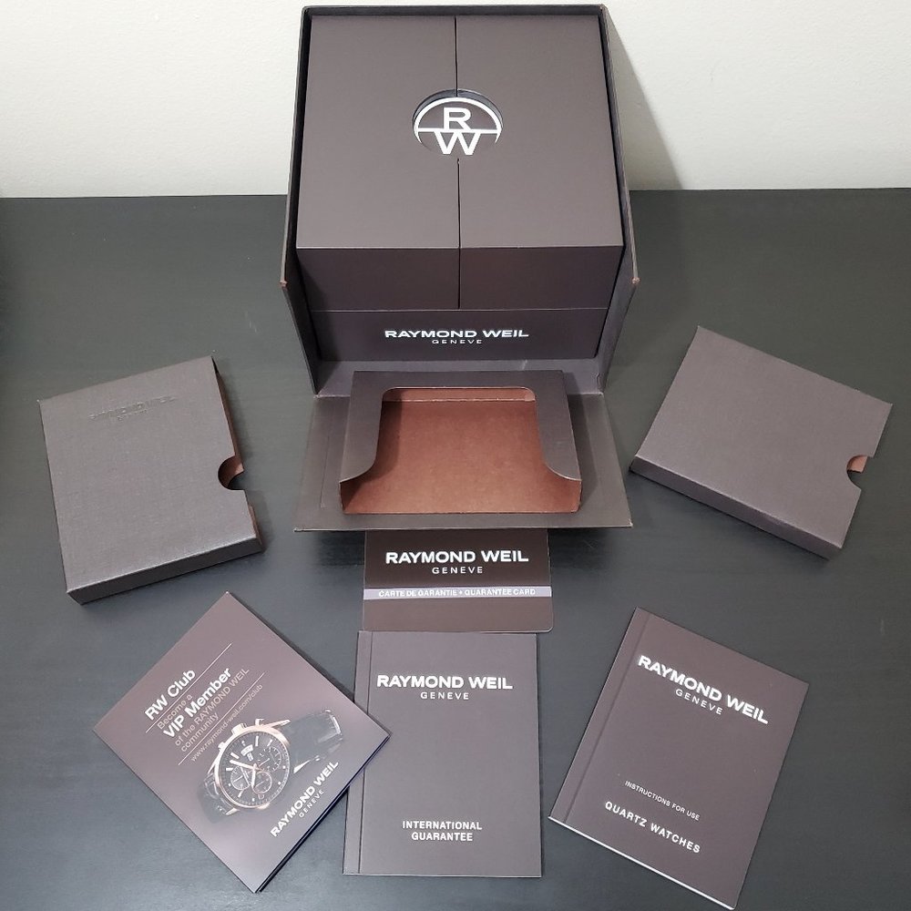 Watch Man Raymond Weil Tradition 5576-ST-00307 Leather/Black - Picture 4 of 7